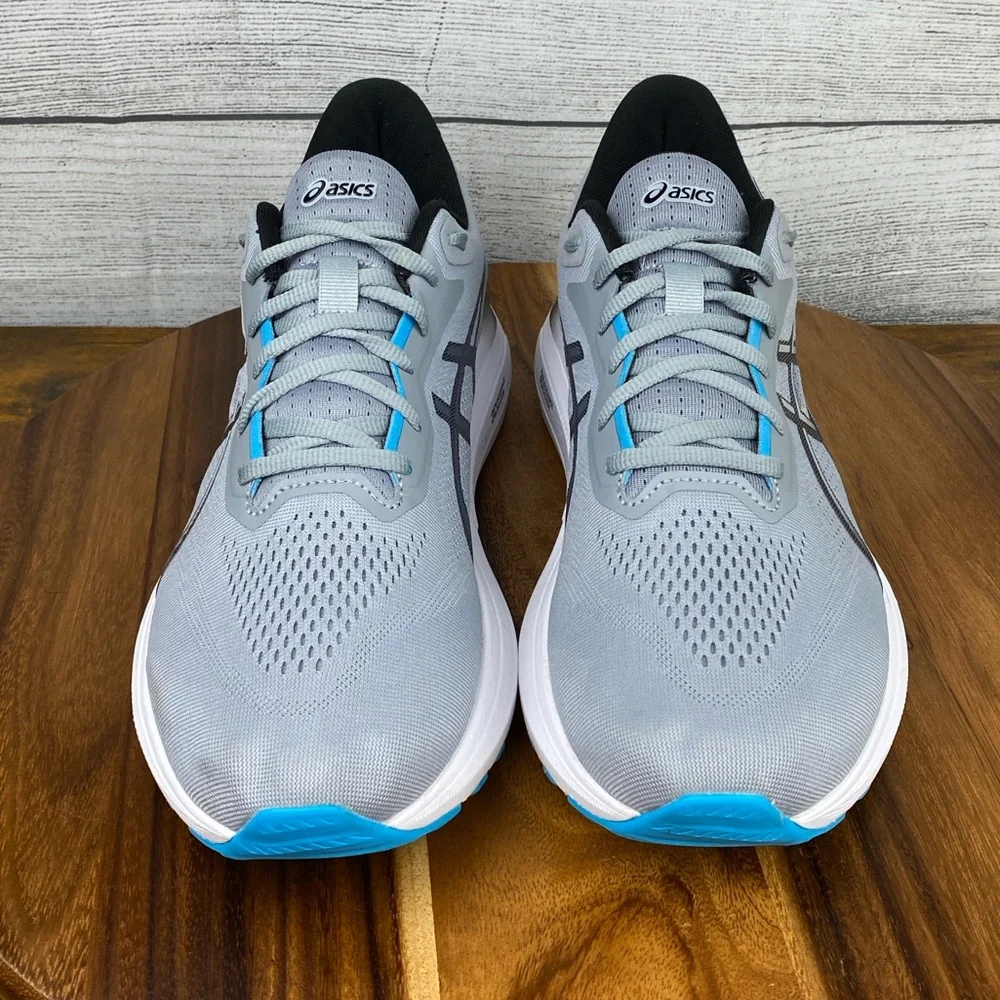 Asics GT 1000 13 Sheet Rock Grey Blue Running Shoe 1011B858 Men’s Size 12.5